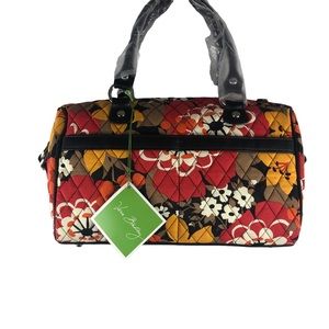 VERA BRADLEY NWT BitterSweet Houndstooth B&W inside.retired 2013
